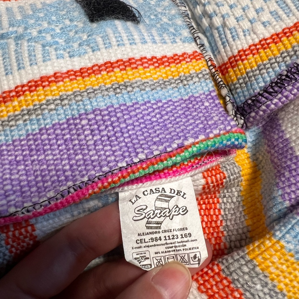Multicolor Sarape Backpack - Picture 3 of 8